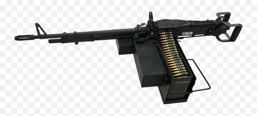 Download Vector Free Machine Gun Rifle - M60 Transparent Emoji,Laser Gun Emoticon