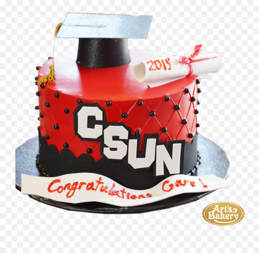 Grad Hat With Diploma Cake - Cylinder Emoji,Bakeries In Tampa, Emoji Cakes