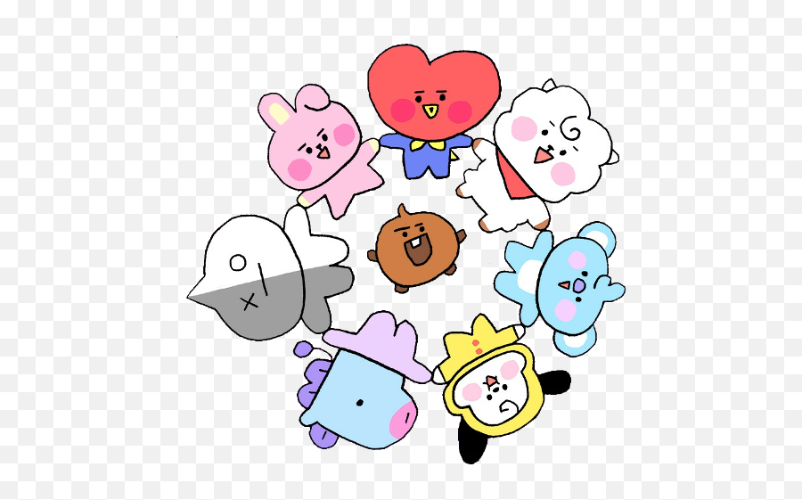 See Bt21 Bts Profile And Image Emoji,Karyn Emoticon