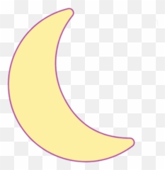 Moon Cartoon Yellow Sticker By Aleksandra Strajni Emoji,Cartoon Moon Emoji