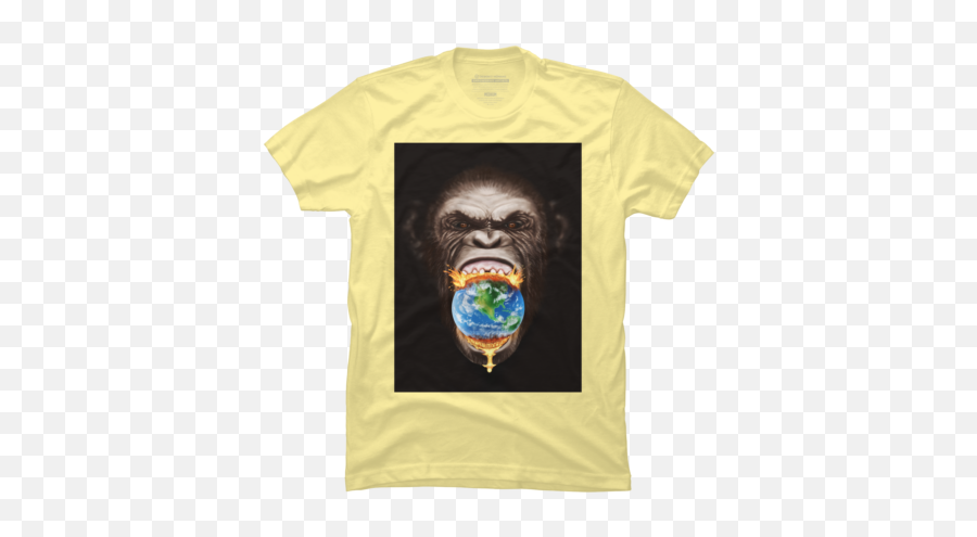 Best Yellow Monkey T - Shirts Tanks And Hoodies Design By Emoji,Chimpanzee Emoji Png