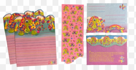Lisa Frank 90s Vintage Peekaboo Stationery U0026 Envelope Set Emoji,Frolicking Emoticon