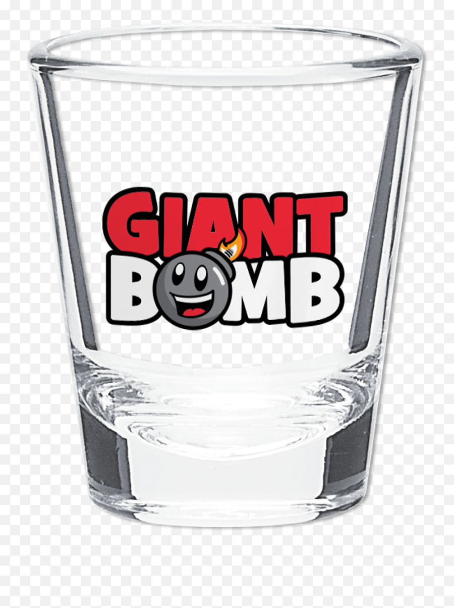 Giant Bomb - New Logo Pint And Shot Glass Gift Set Emoji,How To Make A Shot Glass Emoticon
