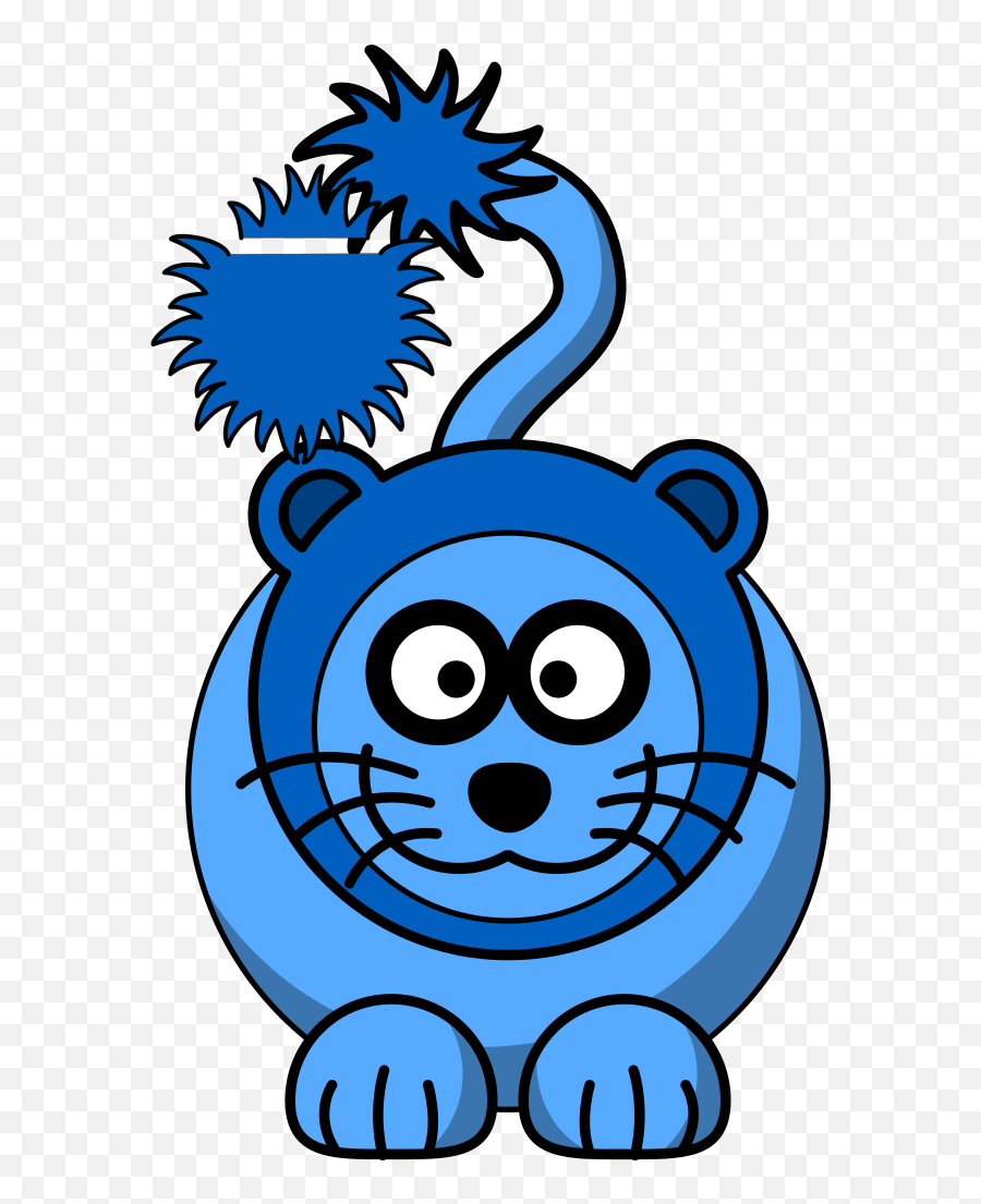 Blue Lion Png Svg Clip Art For Web - Download Clip Art Png Emoji,Guy Used Blush Emoji