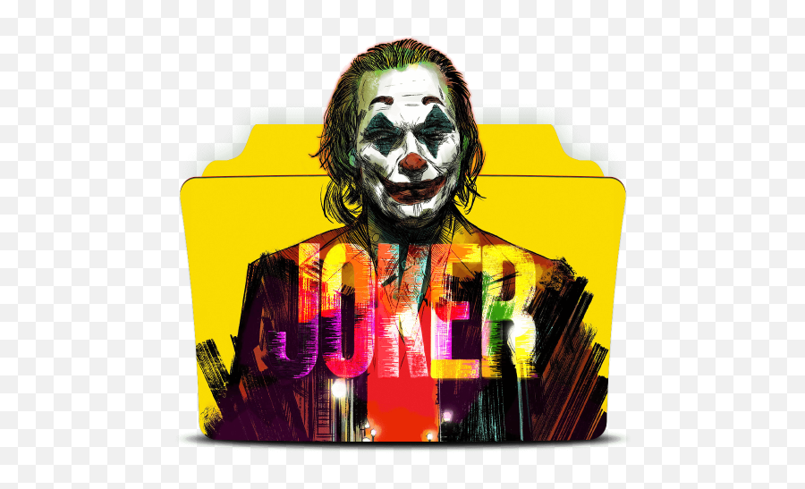 Joker Movie Folder - Designbust Emoji,Scared Movie Emoji