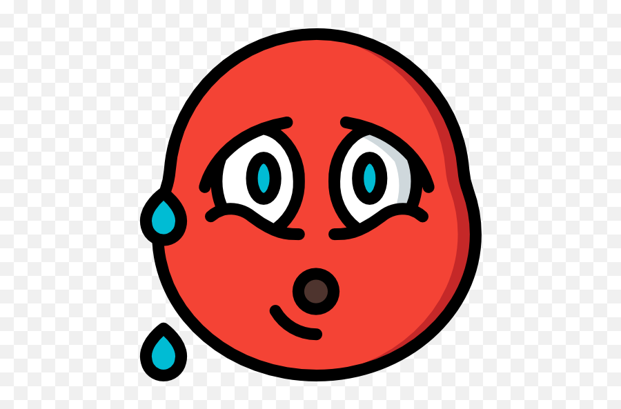Sweating - Free Smileys Icons Dot Emoji,Sweating Emoji
