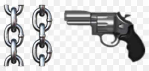 Iphone Iphoneemoji Blackemoji Gun Sticker By - Weapons,Gun Emoji Change