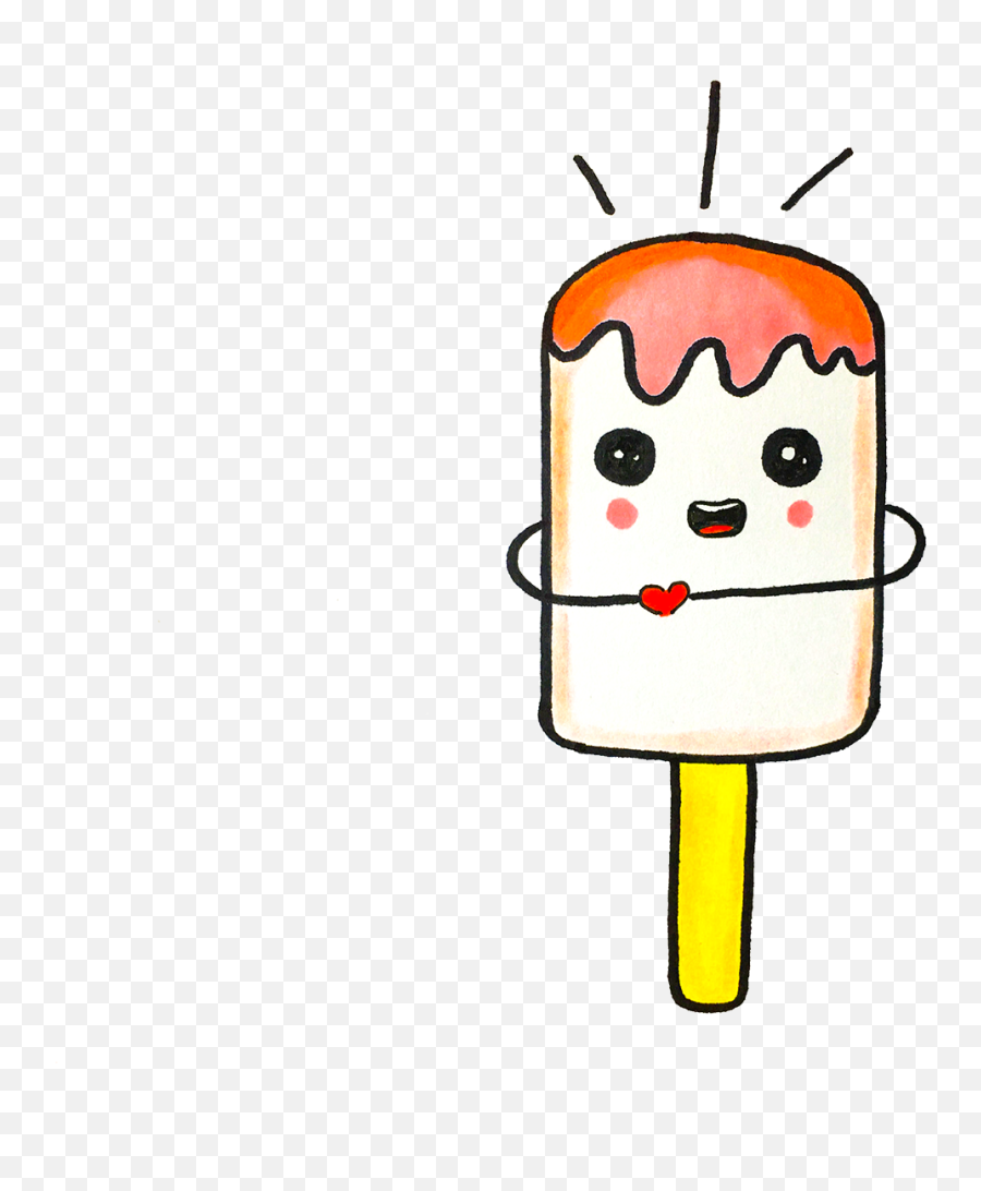 How To Draw Cute Ice Cream Step By Step Emoji,Emojis Fpopsicle