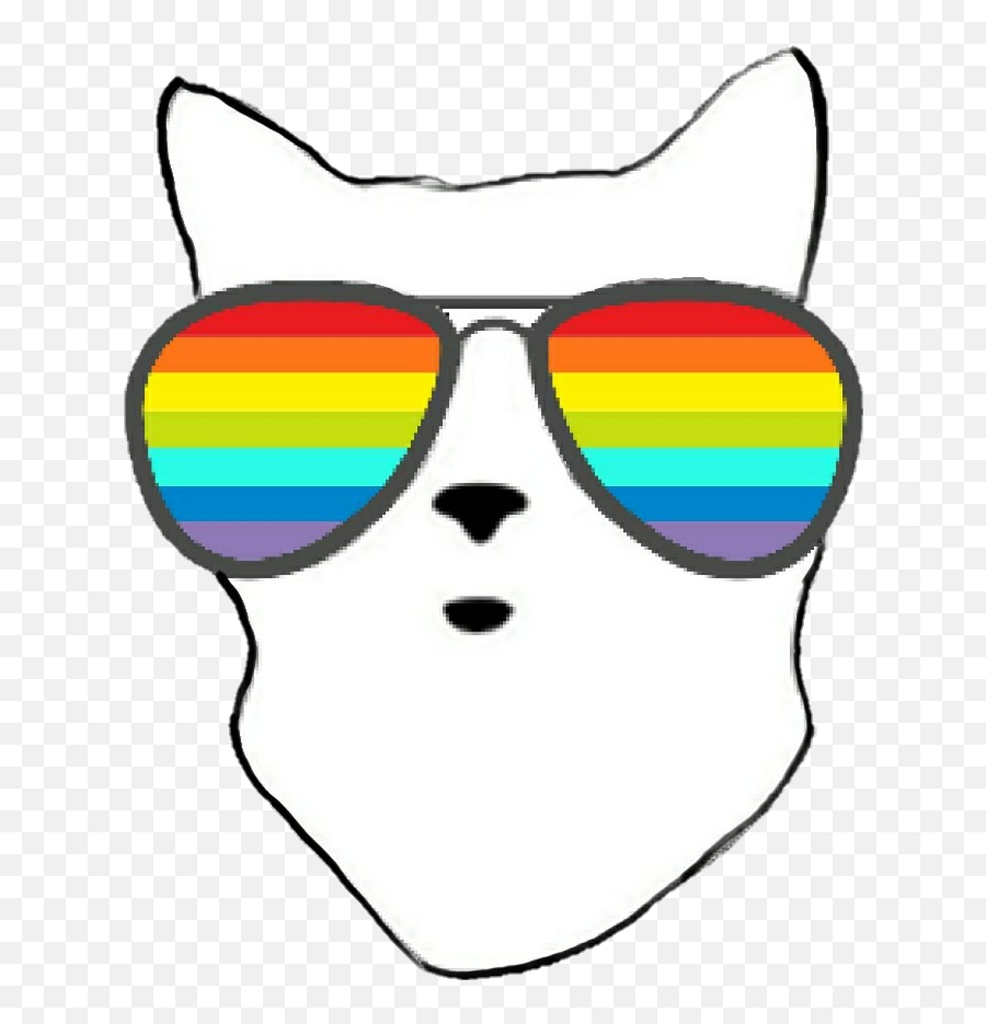 Sunglasses Clipart Rainbow Sunglasses - Free Rainbow Sunglasses Clip Art Emoji,Man Sunglasses Lightning Emoji