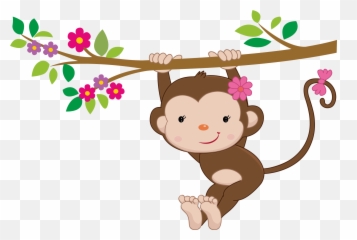 Swinging Baby Monkey Ornament - Girl Monkey Clipart Emoji,Dancing Monkey Emoji