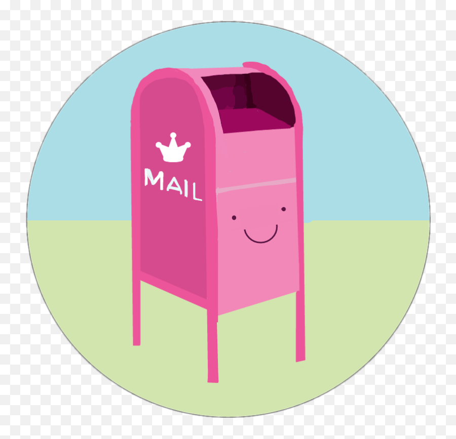Mailbox Kawaii Pink Cute Sticker By Loved By A - Mailbox Cute Emoji,Mailbox Emoji