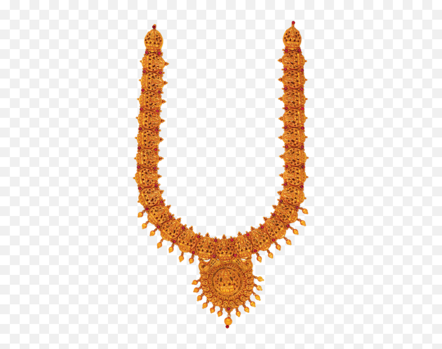 Shreem Temple Gold Necklace - Solid Emoji,100 Emoji Gold Chain