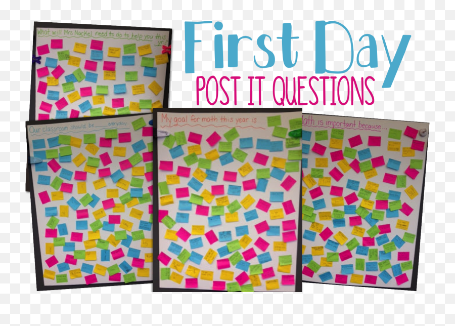 Middle School Activities - First Day Of School Activities Post It Notes Emoji,First Day Of School Emoji