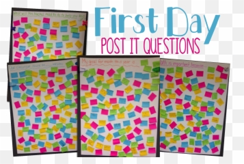 Middle School Activities - First Day Of School Activities Post It Notes Emoji,First Day Of School Emoji