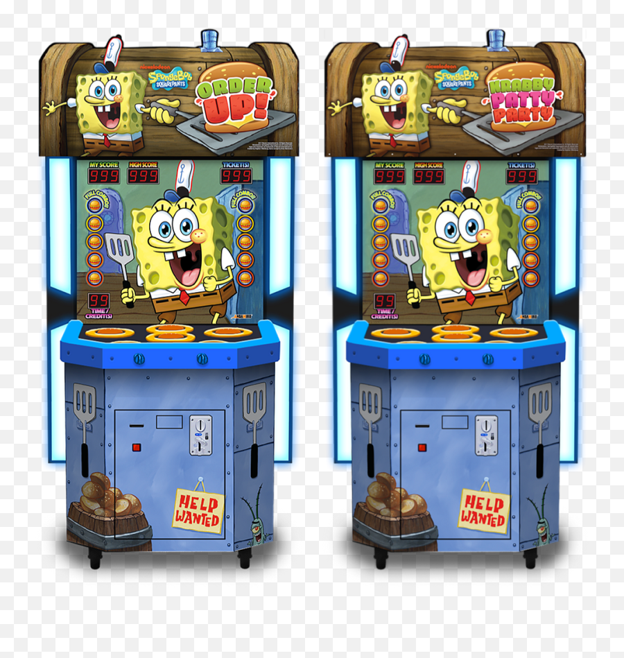 Andamiro Announces U201cnewu201d Spongebob Whacker Game Thatu0027s - Spongebob Patty Arcade Game Emoji,Krabby Patty Emoticon Facebook