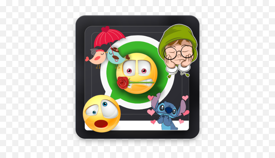 Stickers For Messenger U2013 Apps On Google Play - Fictional Character Emoji,Frolic Emoticon