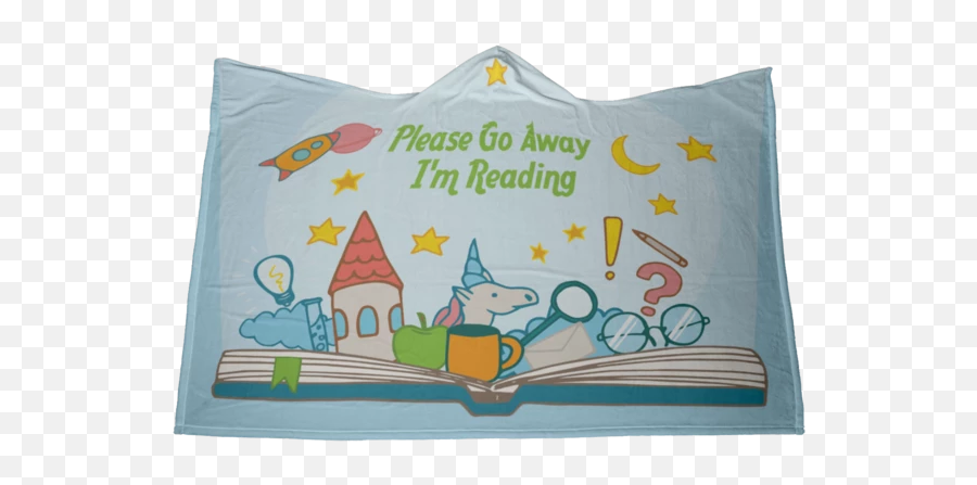 Go Away Im Reading Hooded Blanket - Decorative Emoji,You Guys Are So Awesome. Com Children's Emotion Wallet Cards
