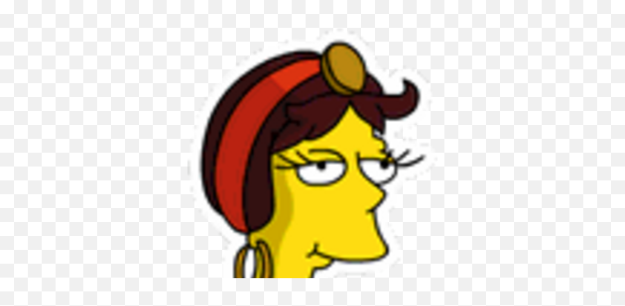 Miss Fortunate The Simpsons Tapped Out Wiki Fandom - Happy Emoji,Easy Paper Crafts Emoji Forchen Teller