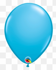 11 Qualatex Tropical Teal - 100 Ct Helium Xpress Balloon Pale Blue Qualatex Emoji,Ok Emoji Stencil