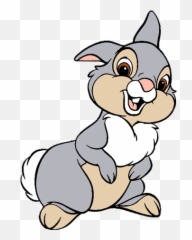 Cute Rabbit Png - Clip Art Library Thumper Clipart Emoji,Bambi Emojis