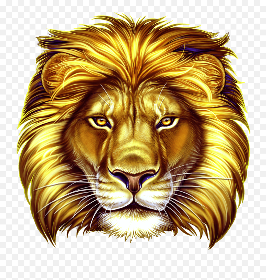 50 Lions Slot Free Download - Gaming Logo Lion Png Emoji,Real Lions Emotions