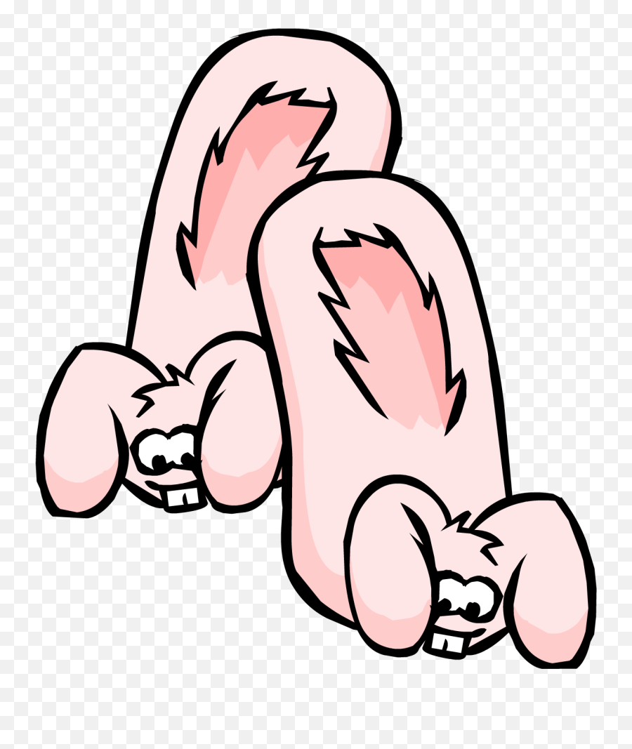 Rabbit Clipart Slipper - Club Penguin Bunny Slippers Png Club Penguin Slippers Emoji,Rabbit Emoticon