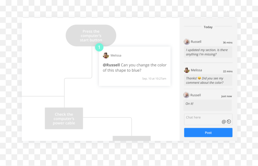Online Diagram U0026 Collaboration Features Tour Cacoo - Vertical Emoji,Add Emojis To Talktype App