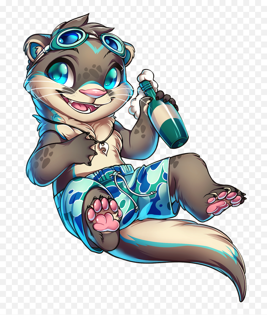 Aquatifur Is Making A Splash With The First Waterpark Furry - Fictional Character Emoji,Furcadia List Of Emoticons