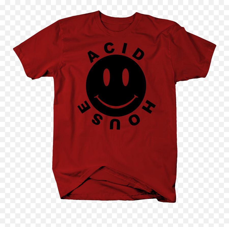 Acid House Techno Smile Happy Face Tshirt Ebay - Short Sleeve Emoji,Active Emoticon