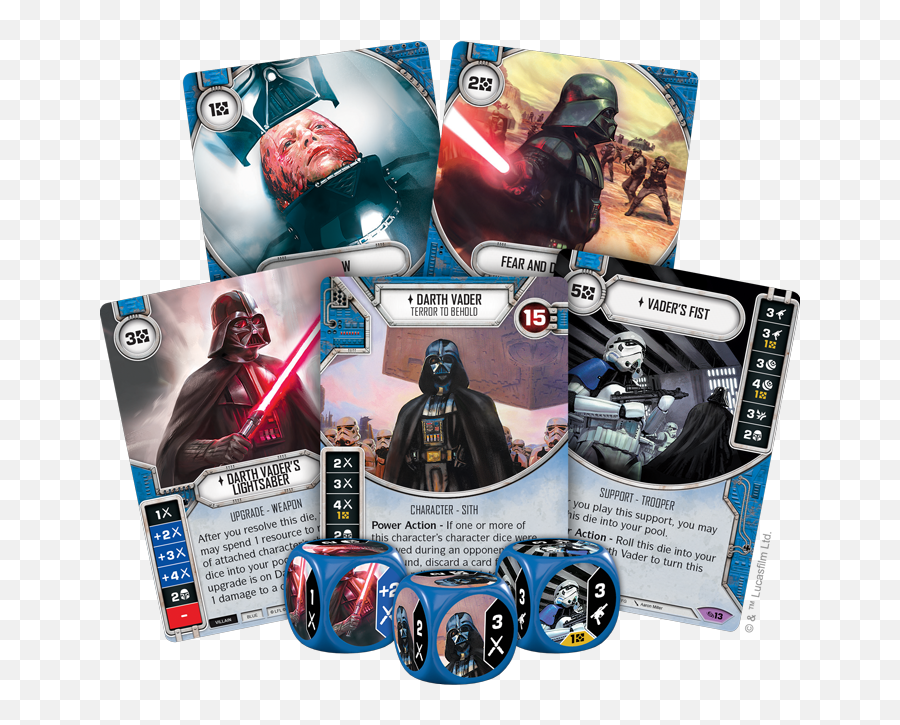 Fantasy Flight Games - Star Wars Destiny Darth Vader Emoji,Darth Vader Emotions