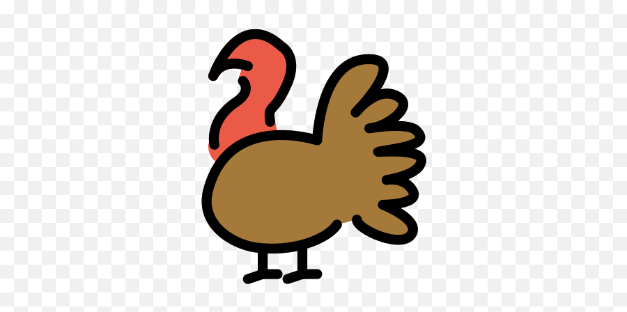 View 13 Turkey Emoji Iphone - Tiny Turkey Clipart,Thanksgiving Emoticon Text