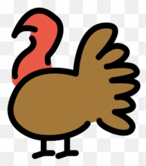 View 13 Turkey Emoji Iphone - Tiny Turkey Clipart,Thanksgiving Emoticon Text