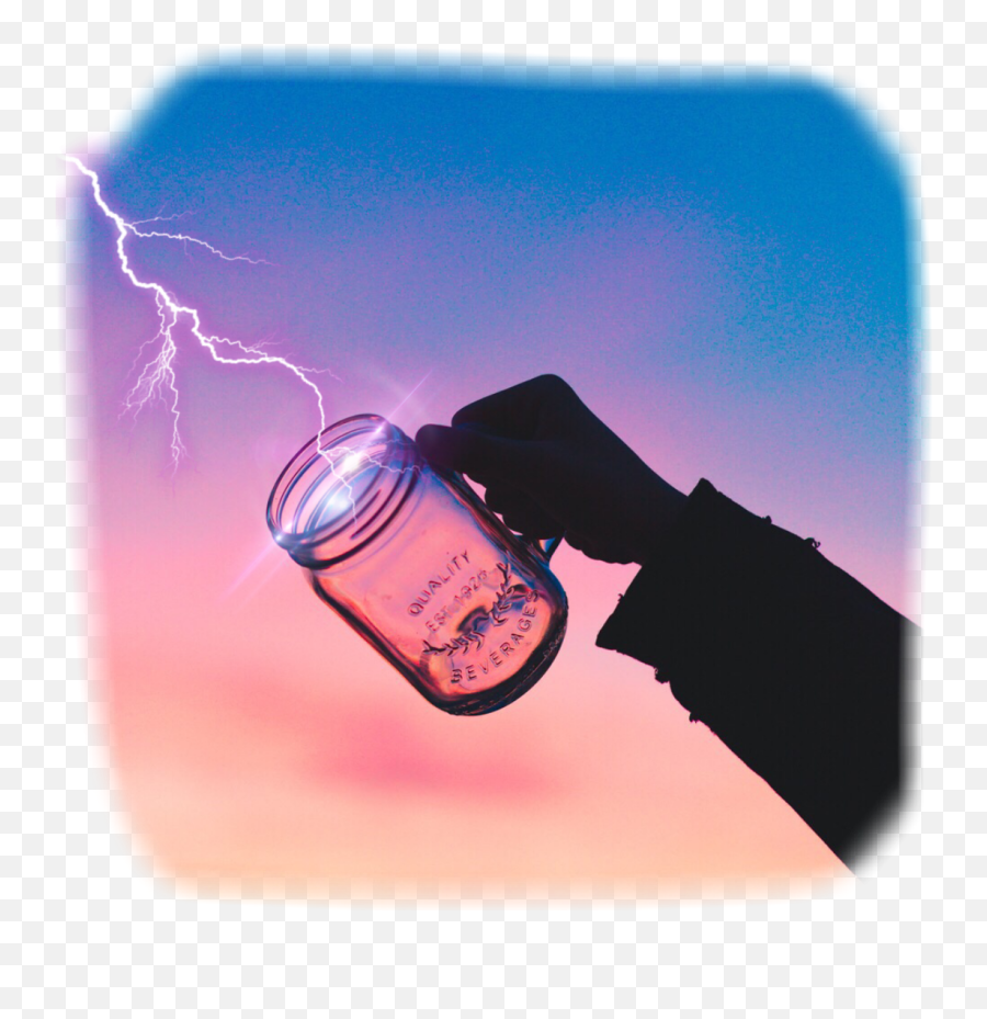 Lightning Sticker Challenge - Aesthetic Jar Of Galaxy Emoji,Best Lightning Challenge Emojis