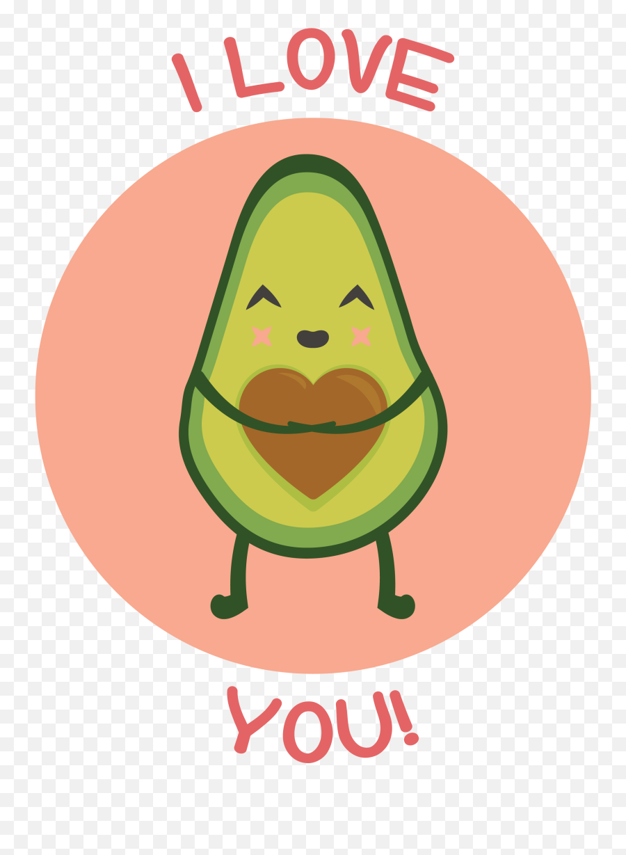 Cute Avocado Emoji,Guacamole Emoji