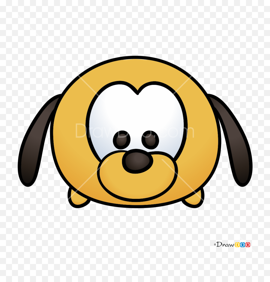 How To Draw Pluto Disney Tsum Tsum - Draw Pluto Tsum Tsum Emoji,Tsum Tsum Emoji