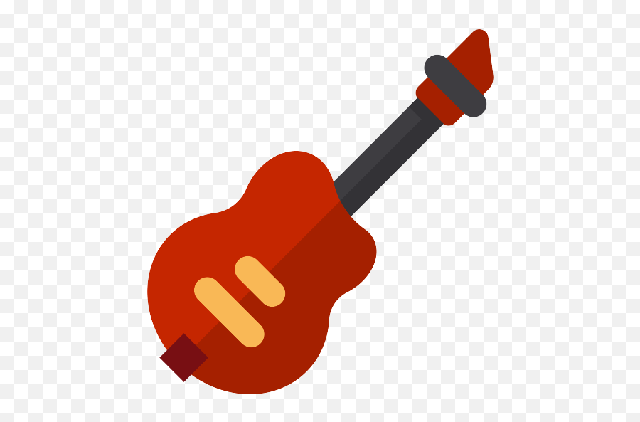 Guitar Black Shape Vector Svg Icon - Hybrid Guitar Emoji,Guitar Covered In Emojis