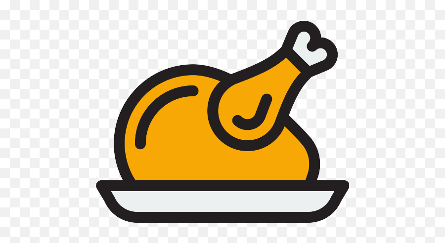 Dinner Dish Vector Svg Icon - Png Repo Free Png Icons Chicken Dinner Logo Png Emoji,Turkey Dinner Emoji
