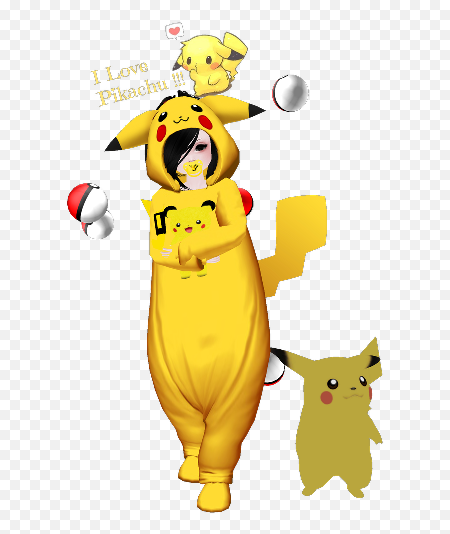 Baby Pikachu In The Room Female Avi - Happy Emoji,Pikachu Emotions Yellow Happy