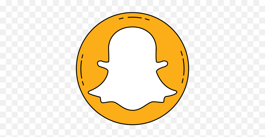 Logo Orange Snapchat Free Icon Of Famous Logos In Orange Emoji,Emoticons Do Snap