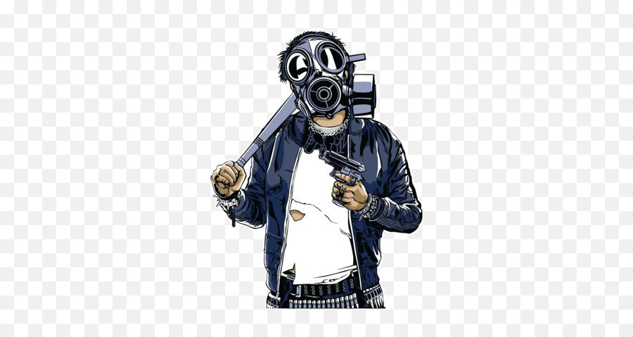 Apocalyptic Soldier Wearing Gas Mask T - Shirt Emoji,Xmen Apocalype Emojis - Apocalyptic Soldier Wearing Gas Mask T - Shirt Emoji,Xmen Apocalype Emojis -