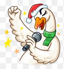Christmas Goose Sticker Pack - Stickers Cloud Emoji,Goose Emojis