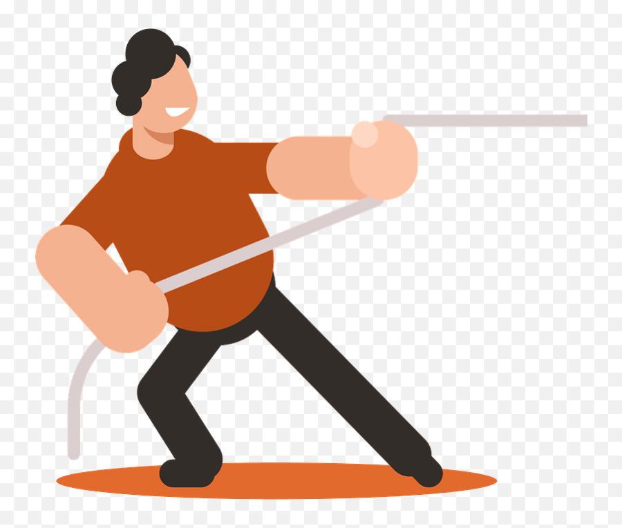 Man Pooling Rope Clipart Free Download Transparent Png Emoji,Rope Emoji