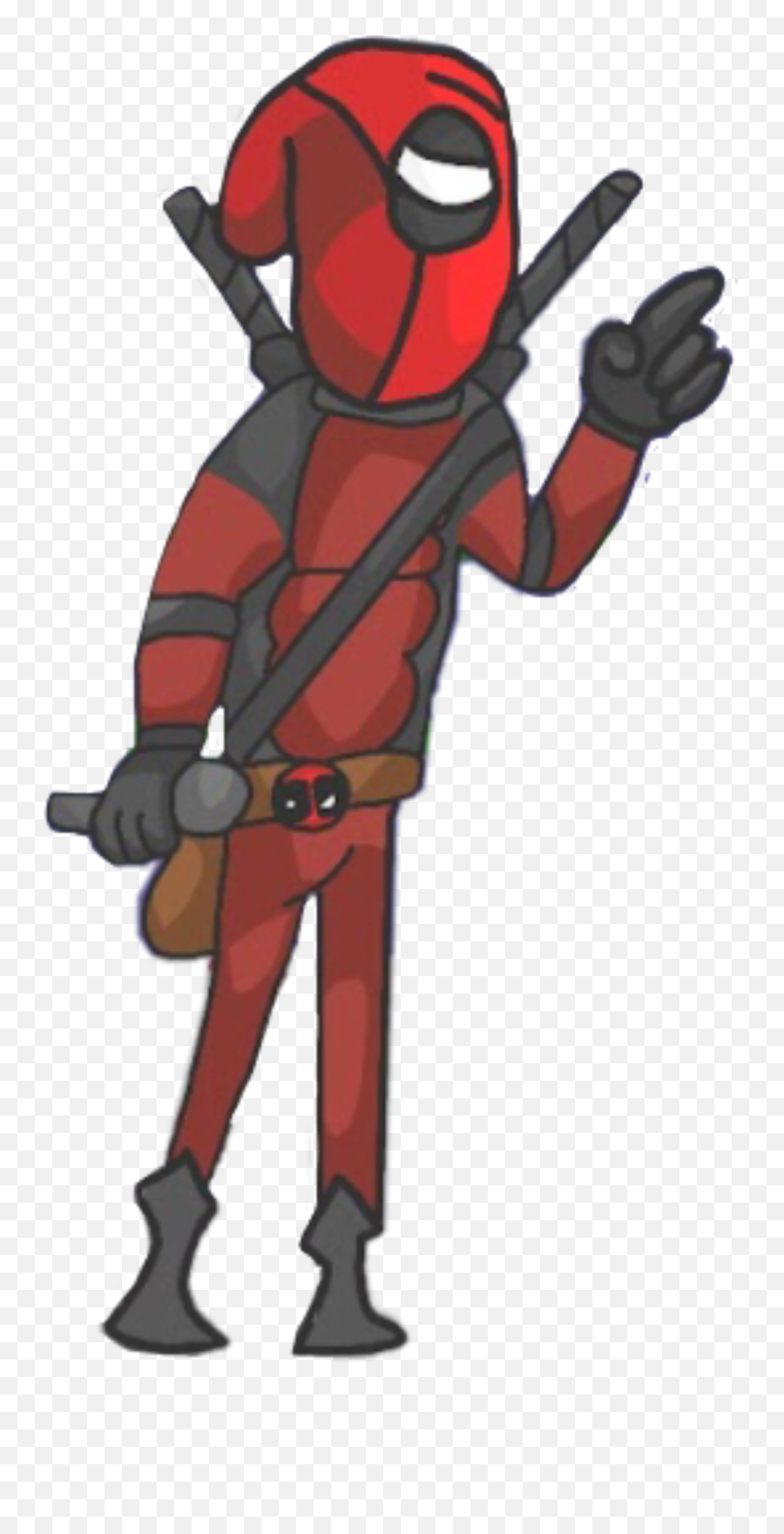 Cartoon Deadpool Beatbox Sticker By Sonicthemovie - Deadpool Emoji,Deadpool Emoji Poster