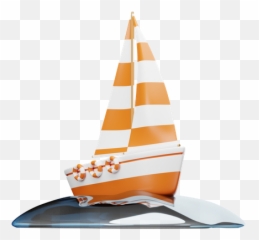 Premium Sailboat 3d Illustration Download In Png Obj Or Emoji,Sail Boat Emoji