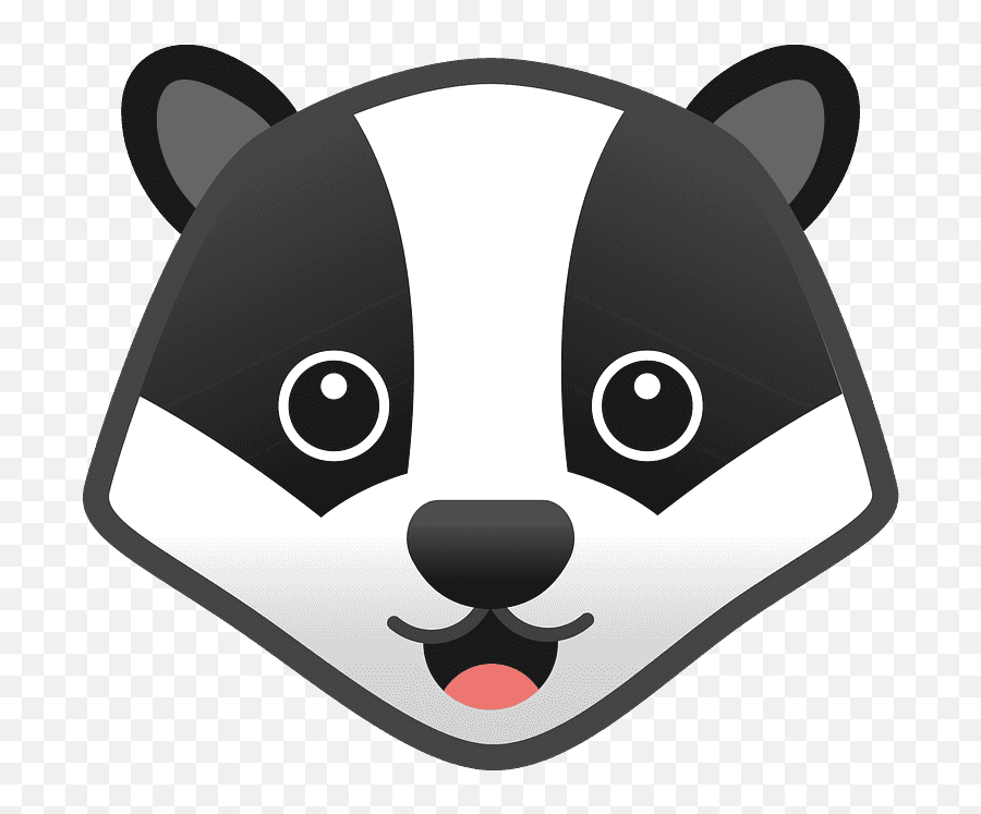 Badger Emoji Clipart Free Download Transparent Png Creazilla,Google Emoji Polar Bear