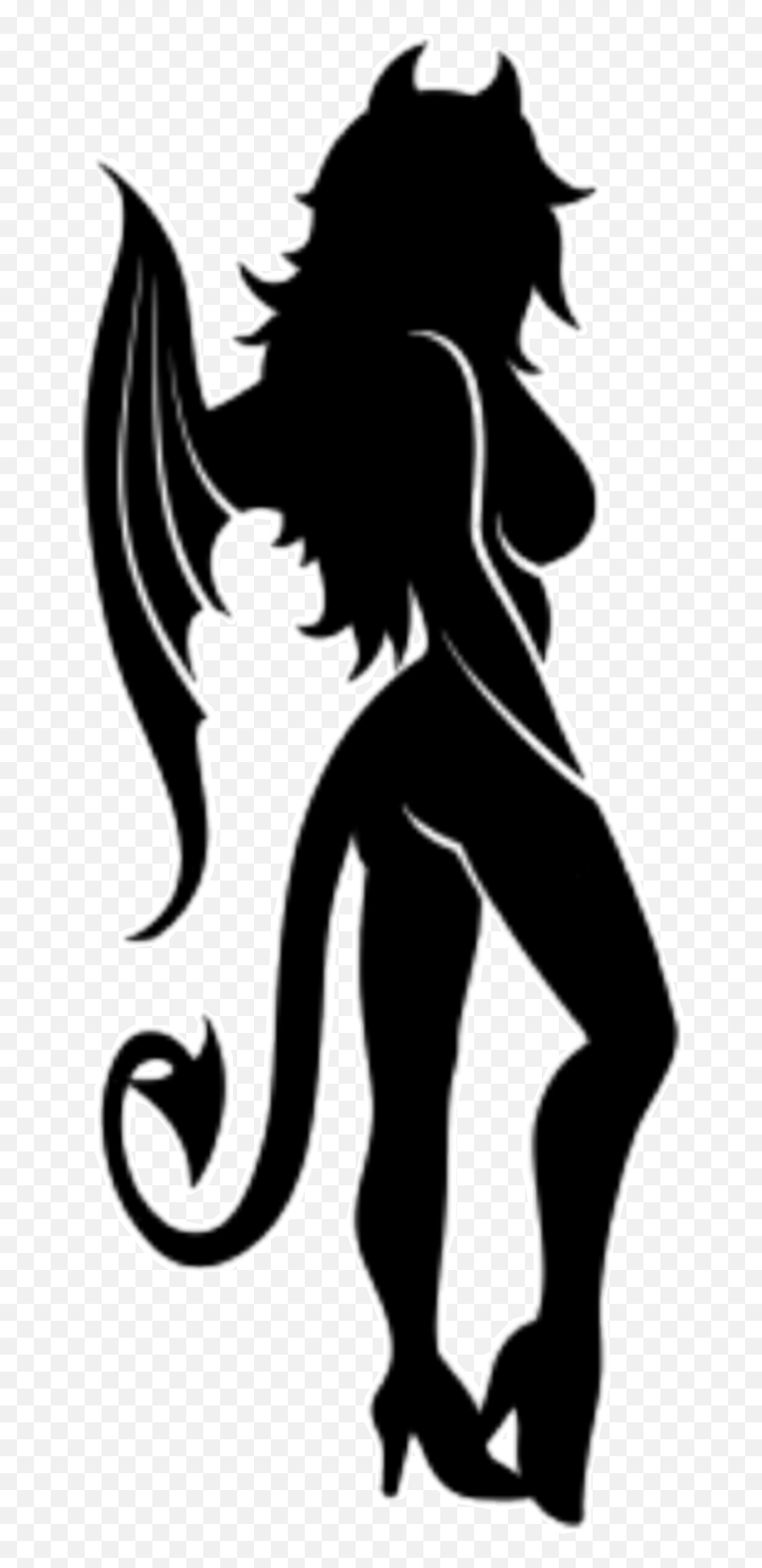 She Sexy Woman Girl Devil Sticker - Mi Diabla Emoji,Sexy Devil Emoji