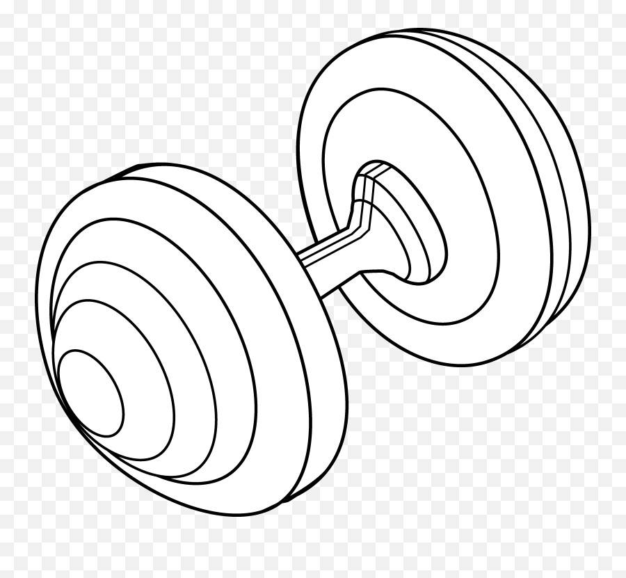 White Weight - Clip Art Library Weights Coloring Emoji,Weight Lifter Emoji