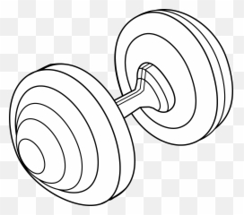 White Weight - Clip Art Library Weights Coloring Emoji,Weight Lifter Emoji