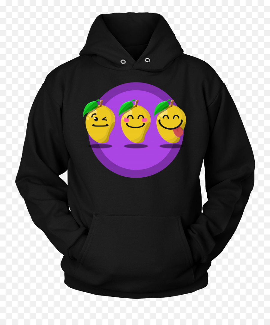 Funny Cartoon Fruit Feeling Mood Happy - Hooded Emoji,Mango Emoticon