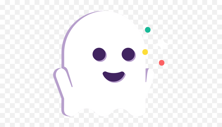 Dia Das Bruxas Bonito Fantasma Plana - Lindas Imagenes De Halloween Emoji,Emoticons De Bruxas